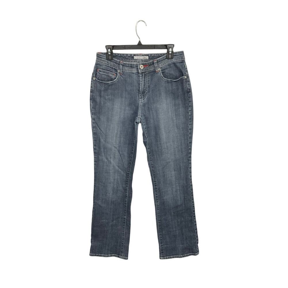 VTG Y2K Chico's Quartz MR Jeans Sz Medium Stretch Studded Pockets